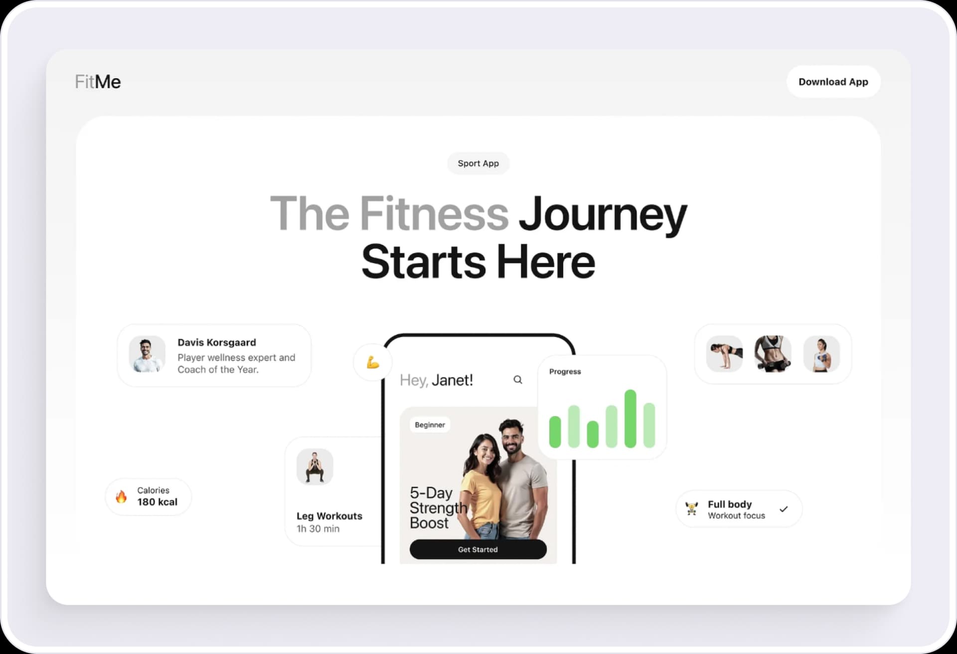 Website showcase preview