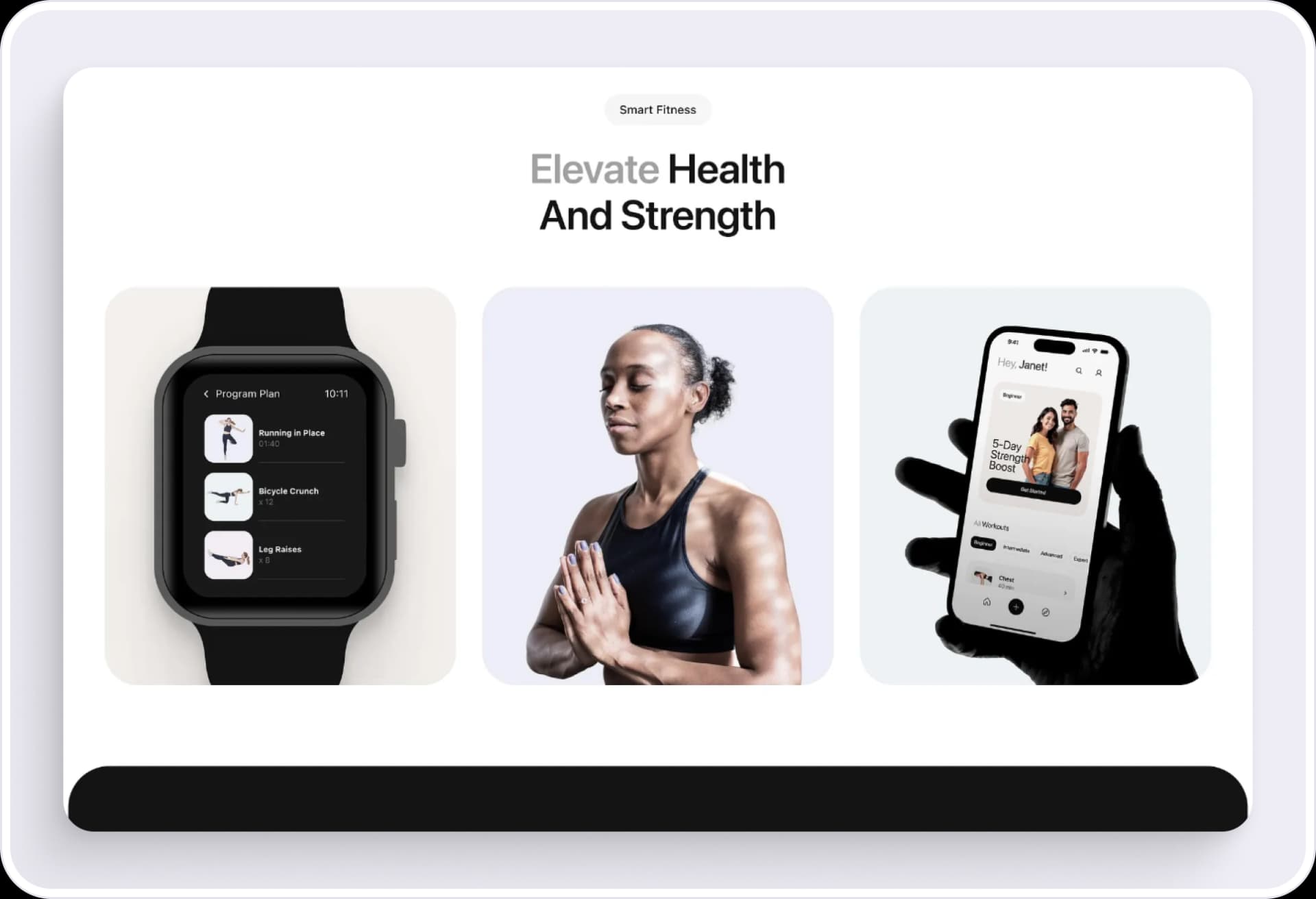 Website showcase preview
