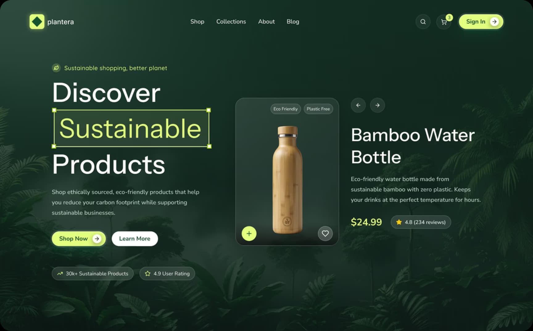 Website showcase preview